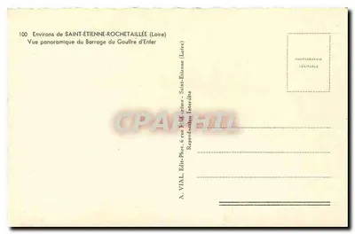 Zamknięty kanał Gouffré d'Enfer — otoczenie SAINT-ÉTIENNE-ROCHETAILLÉE (Loire) — Lafond — Rewers