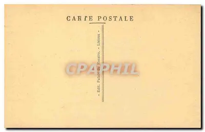 Lisieux — Wnętrze kościoła św. Piotra — Statua św. Piotra — A. Rosaire — Rewers