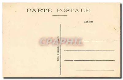 O Castelo de Lavardin — Antiga entrada com ponte levadiça (lado Leste) — R.D. — Editor Dorange, Tours — Verso