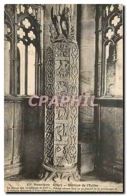 Scouvigny (Allier) — Interior da Igreja — B. Laville, Montluçon