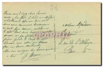 NICE - A Escada Lesage e a Terrasse do Sol — Ed. Frédéric Laugier, n° 105 — Verso