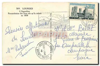Lourdes — Pamiątka z pojawień — Wydawnictwo Llux — Rewers