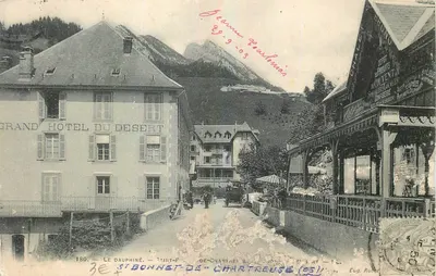 Bilhete postal antigo - Le Dauphine St Donnet de Chartreuse, Grand Hotel du Desert