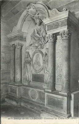 Abadia de SAINT-DENIS — Túmulo de Luís XIV (1715) — ND. Fot.