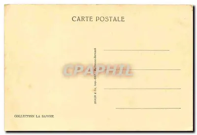 Arredores de Annecy — Duingt — O castelo e o lago — Verso