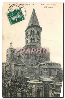 Clermont-Ferrand — Notre-Dame-du-Port (século XI) — Ed. fot. Gesk, Clermont-Ferrand