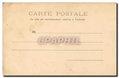 Saint-Étienne, o Hotel de Ville — vista da praça com a prefeitura — editor M. D. n°24 — Verso