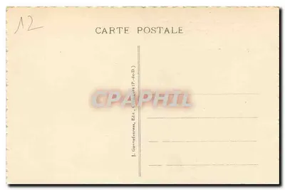 Castelo de Murols (Fachada Leste) — A Auvergne — n°16 — editor Gontetanpress — Verso