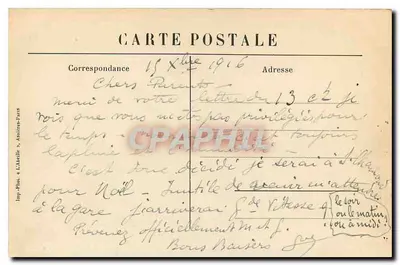 Maison-Laffitte - Zamek - Schody honorowe - Grupa dzieci «Muzyka» — L'Abeille, nr 12 — Rewers