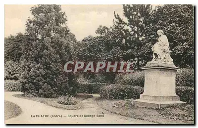 La Châtre (Indre) — Praça de George Sand — Editora E. Laveau, Editora - La Châtre