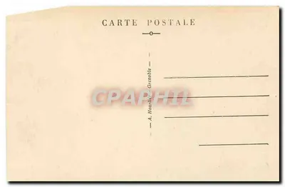 Vizille — O Castelo (monumento histórico) — A. Houitler - Grenoble — Verso