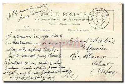 Paryż — Pomnik Gambetta — wydawca nieczytelny, numer serii nieczytelny — Rewers