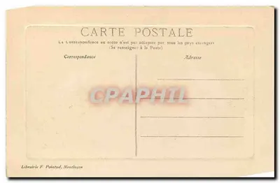 Montluçon — O Velho Castelo — Livraria F. Pointud — Verso