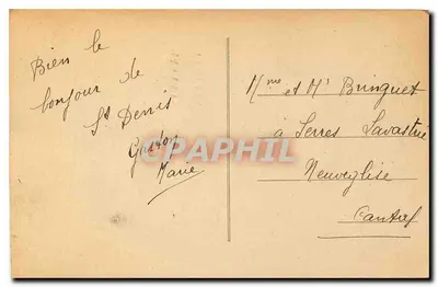 Paryż — Most Alexandre III — wydawca nieznany — Rewers