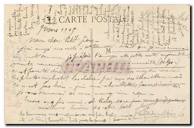 Belfort — Torre de la Miotte, protectora de los Belfortains — Edit. Cardol, Belfort — Reverso