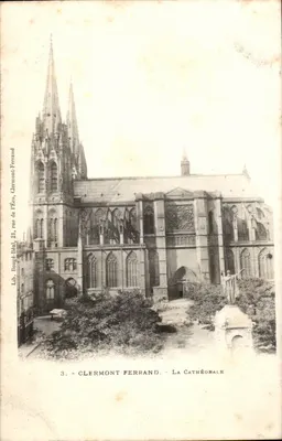 Clermont-Ferrand - A Catedral — Lib. Bougé-Béal, rue de l'Écou, Clermont-Ferrand, n°3