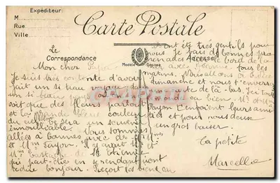 Saint-Raphaël — Conchère de Souzil — LL — Verso