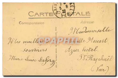 Marselha — A Catedral — Selecta — Verso