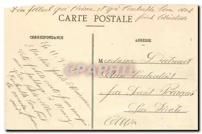 NANCY - Place Stanislas — widok placu z monumentem centralnym i klasycznymi budynkami — Wydawnictwa Zjednoczone Nancy, nr 4 — Rewers