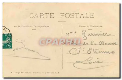 Chamonix zimą — Republika Francuska — C. Artige fils, Aubenas — Rewers