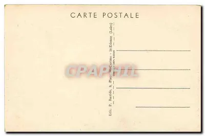 Zamek Rochetaillee — Okolice Saint-Étienne (Loire) — Wyd. P. Bastide, Saint-Étienne — Rewers