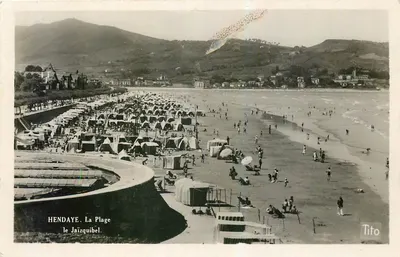 Hendaye. A Praia — o Jaïzquibel — Tito