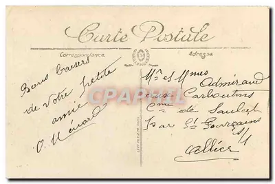 Paris — A Torre Saint-Jacques — Torre Saint-Jacques — LL — Verso