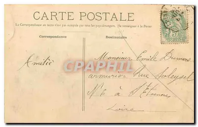 Le Puy (Haute-Loire) — Algemene uitzicht genomen van Espaly — J. Martin, uitgave Le Puy. — Achterkant