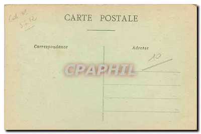 Mailly-le-Camp — Igreja do Petit-Mailly — Buraco feito por um obus alemão, 9 Set. 1914 — Verso