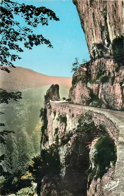 As Belas Alpes Francesas — Estrada de Combe-Laval — Édition d'Art André, Grenoble