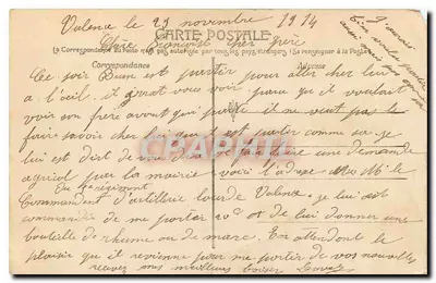 Valence — Katedra, plac Ormeaux — Wydawnictwo Nowe Galerie nr 15 — Rewers