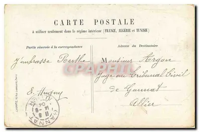 Paris - Fontaine St-Michel — série 32 — éditeur inconnu — Verso