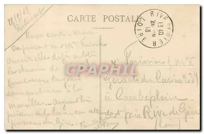 Około St-ÉTIENNE — Rocher de Cornillon — Wydawca J. Mercier et Cie — Rewers