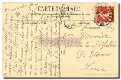 Versailles — Grand Trianon. Pokój Sypialny Napoleona I — LL. nr 189 — Rewers
