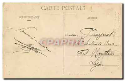De Roche Corneille en de Colossale Beeldhouwwerk van Onze Lieve Vrouw van Frankrijk — Yéco-Mathian, uitg., Le Puy — Achterkant