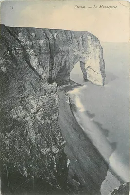 Étretat — A Manneporte — Editor desconhecido, n° 25