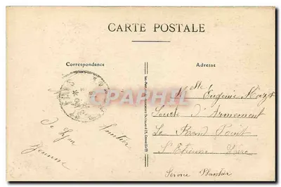 LYON — Gołębie — Place des Terreaux — Wydawca: 48 — Rewers