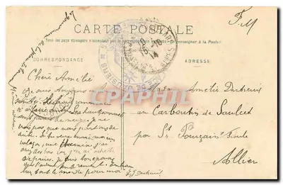 Vista das Alpes - Pic du Vasivier, Vallon des Erages, Pic Bourcelet - V. Fournier, edição Gap, n°270 — Verso