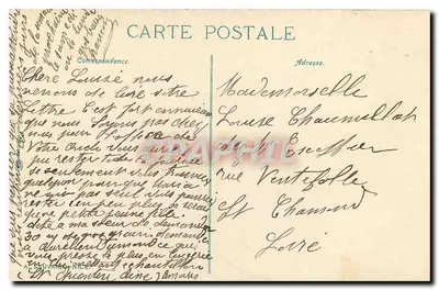 Nice-Cimiez — Wysoki monument z 1912 roku poświęcony S.M. Królowej Wiktorii — N.D. Phot. — Rewers
