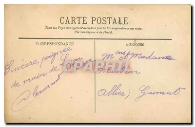 LYON — A Bolsa — LL. — CPHAPHIL — Verso