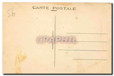 Bilhete postal antigo Sainte anne d'Auray Interior da Basílica — Verso