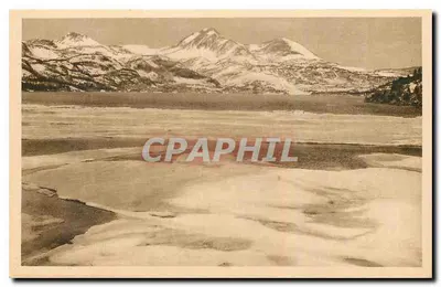 La Bouillouse (Pyrénées-Orientales) — Vista do Lago Degelado e Pic Peric — Edição Berdaguet, Vigranet et Cie - Perrignan