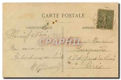 Le Val-André (C.-du-N.) — As Falésias de Château-Tanguy — Sorel, editor Rennes — Verso