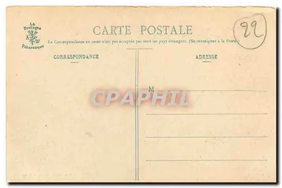 PLOUMANACH - Oratório de São Guirec — Coleção A. Waron, São Brieuc — Verso