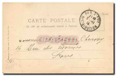 Évreux — A Catedral (Lado Meridional) — G. Lebige, editor, Évreux — Verso