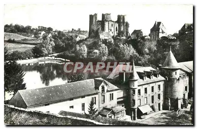 Bourbon-l'Archambault — O Castelo, a Moinha e o Lago — Réal-Photo