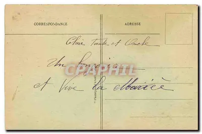 Le Vesinet — Narodowy Zakład — Frontowa fasada. — L'Arbaille, Paryż, nr 85 — Rewers