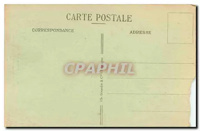 Fronteira Franco-Suíça — As Escadas da Morte — Ch. Girardot & Cie, 1041 — Verso