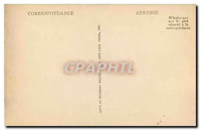 Floresta de Fontainebleau — O Elefante — L.L. — n°319 — Verso