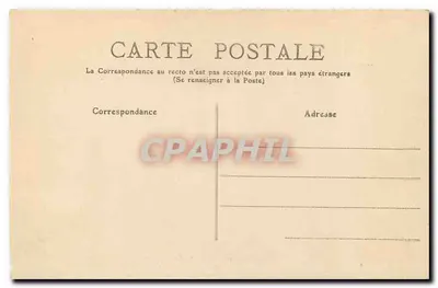 Puy-de-Dôme — Royat, ogród placówki wodno-termałnej, drewniany most nad Tiretaine — Auvergne, wydawca I.L. — Rewers